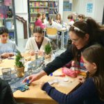 Adventsbasteln in der Schulbibliothek