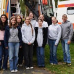 Schulsanitätsdienste treffen sich im Kennelbad in Braunschweig